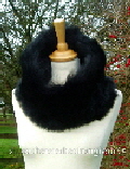 Black Toscana Shearling Snood