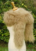 Camel Mongolian Sheepskin Scarf