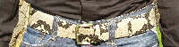 Python Snakeskin Belt