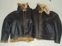 Sheepskin Flying Jacket Fronts