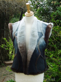 Shaded Sheepskin Gilet