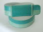 Turquoise karung snakeskin keeper belt.