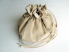 Beige Suede Dolly Bag